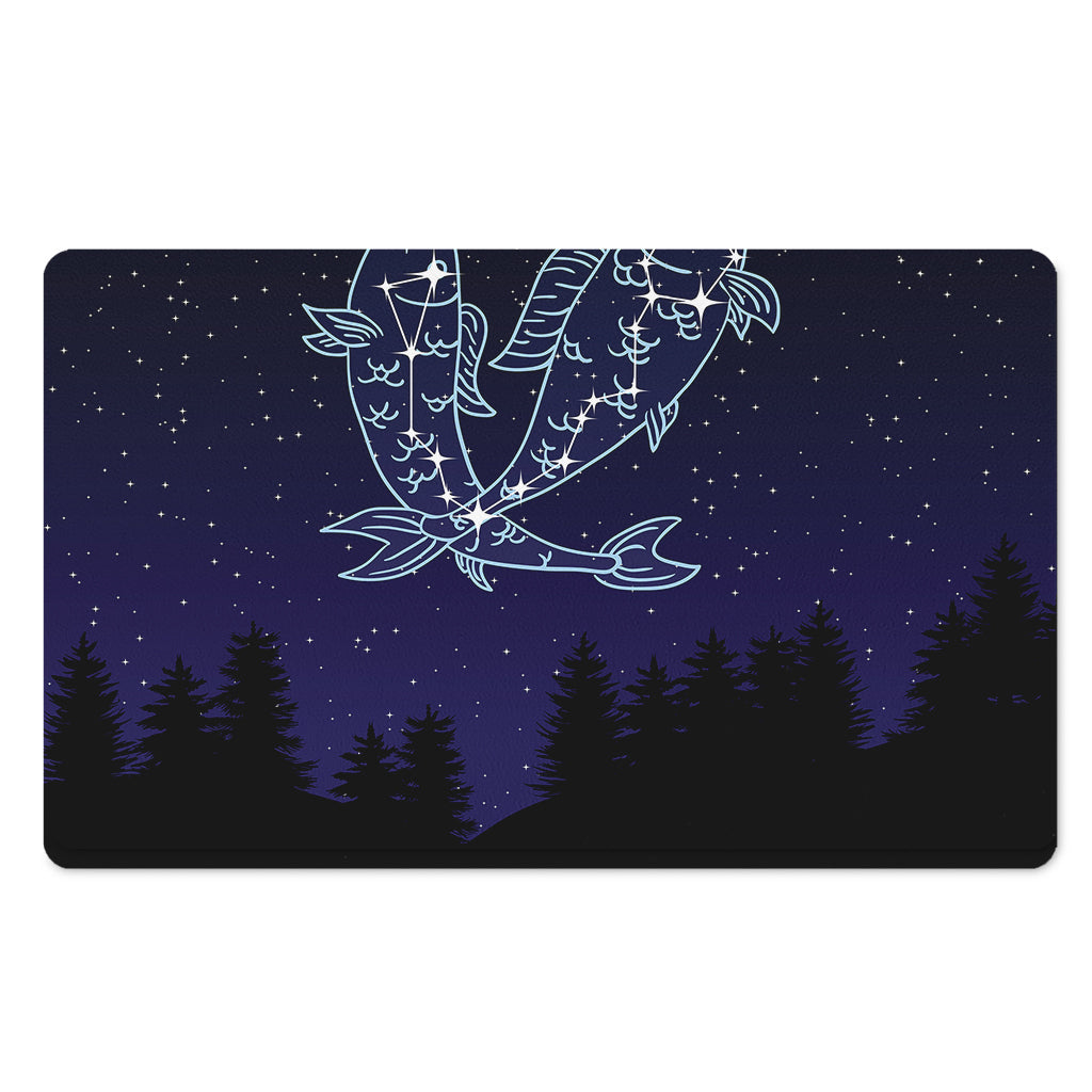 Pisces Constellation Print Polyester Doormat