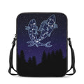 Pisces Constellation Print Rectangular Crossbody Bag