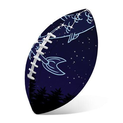 Pisces Constellation Print Rugby Ball