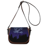 Pisces Constellation Print Saddle Bag