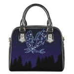 Pisces Constellation Print Shoulder Handbag