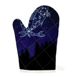 Pisces Constellation Print Single Oven Mitt