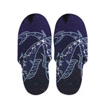 Pisces Constellation Print Slippers