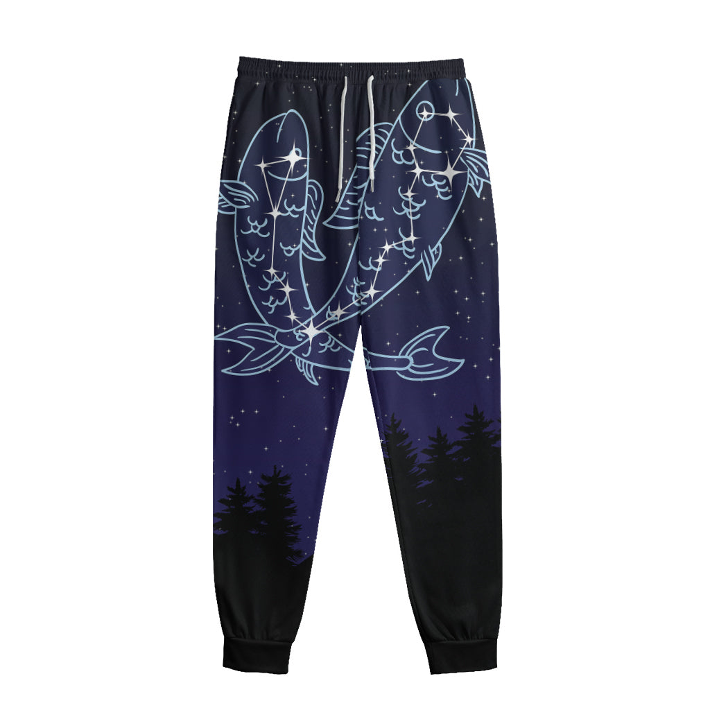 Pisces Constellation Print Sweatpants