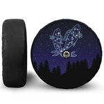 Pisces Constellation Print Tire Cover With Camera Hole