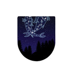 Pisces Constellation Print Toilet Lid Cover