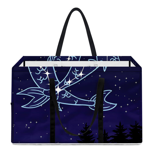 Pisces Constellation Print Utility Tote Bag