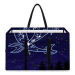Pisces Constellation Print Utility Tote Bag