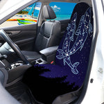 Pisces Constellation Print Waterproof Car Seat Cover