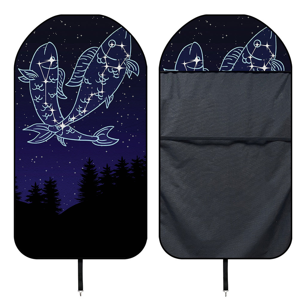 Pisces Constellation Print Waterproof Car Seat Cover