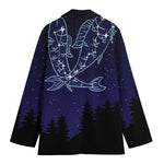 Pisces Constellation Print Women's Blazer