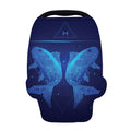 Pisces Horoscope Sign Print Baby Seat Cover