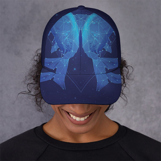 Pisces Horoscope Sign Print Baseball Cap