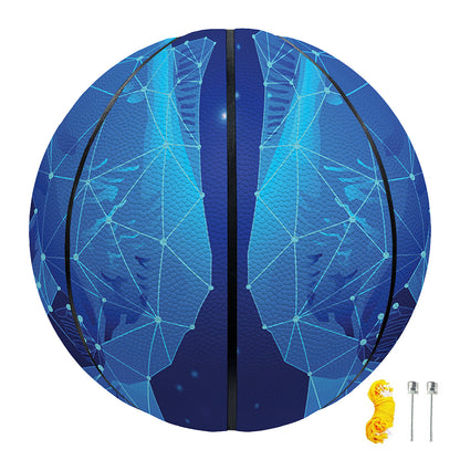 Pisces Horoscope Sign Print Basketball