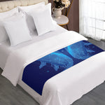 Pisces Horoscope Sign Print Bed Runner