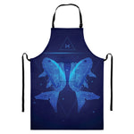 Pisces Horoscope Sign Print Bib Apron With Pocket