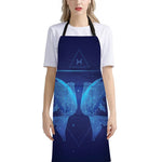 Pisces Horoscope Sign Print Bib Apron With Pocket