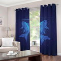 Pisces Horoscope Sign Print Dimout Grommet Curtains