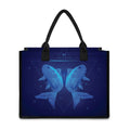 Pisces Horoscope Sign Print Canvas Tote Bag