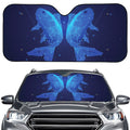 Pisces Horoscope Sign Print Car Windshield Sun Shade