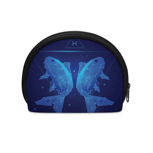 Pisces Horoscope Sign Print Coin Purse