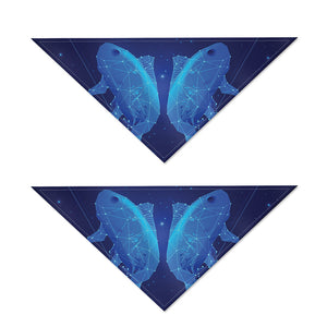 Pisces Horoscope Sign Print Dog Bandana