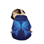 Pisces Horoscope Sign Print Dog Zip Up Jacket