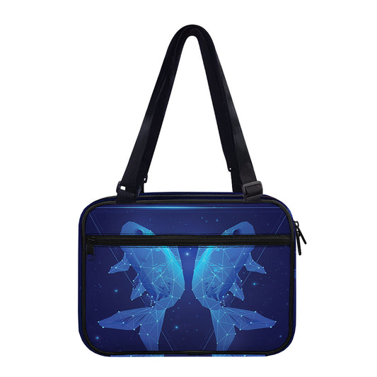 Pisces Horoscope Sign Print Double Strap Bible Bag