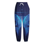 Pisces Horoscope Sign Print Fleece Lined Knit Pants