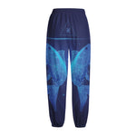 Pisces Horoscope Sign Print Fleece Lined Knit Pants