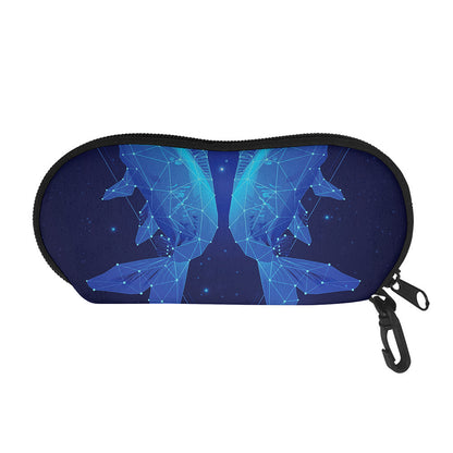 Pisces Horoscope Sign Print Glasses Case