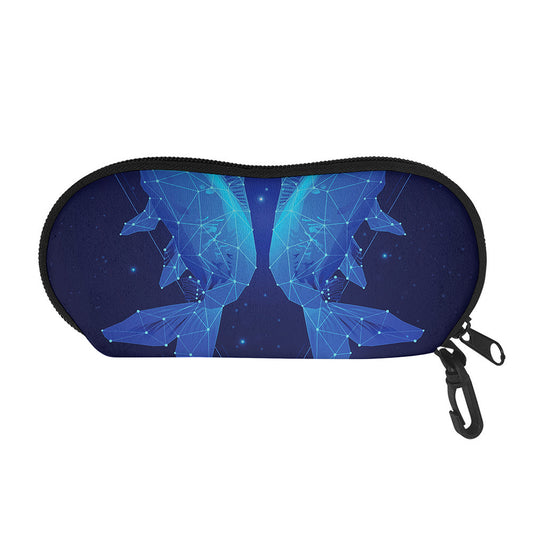 Pisces Horoscope Sign Print Glasses Case