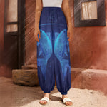 Pisces Horoscope Sign Print Harem Pants