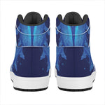 Pisces Horoscope Sign Print High Top Leather Sneakers