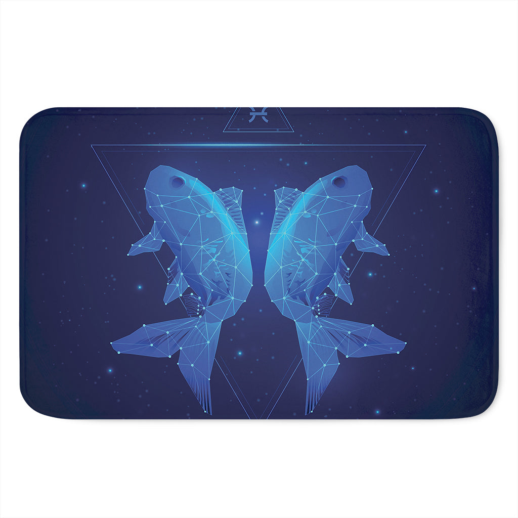 Pisces Horoscope Sign Print Indoor Door Mat