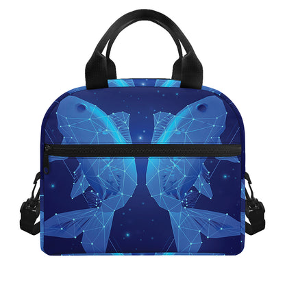 Pisces Horoscope Sign Print Insulated Lunch Bag