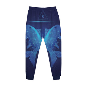 Pisces Horoscope Sign Print Jogger Pants