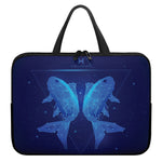 Pisces Horoscope Sign Print Laptop Sleeve With Handle