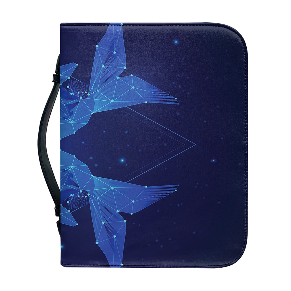 Pisces Horoscope Sign Print Leather Bible Cover