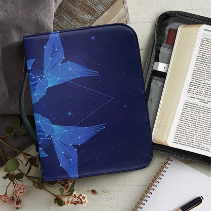Pisces Horoscope Sign Print Leather Bible Cover
