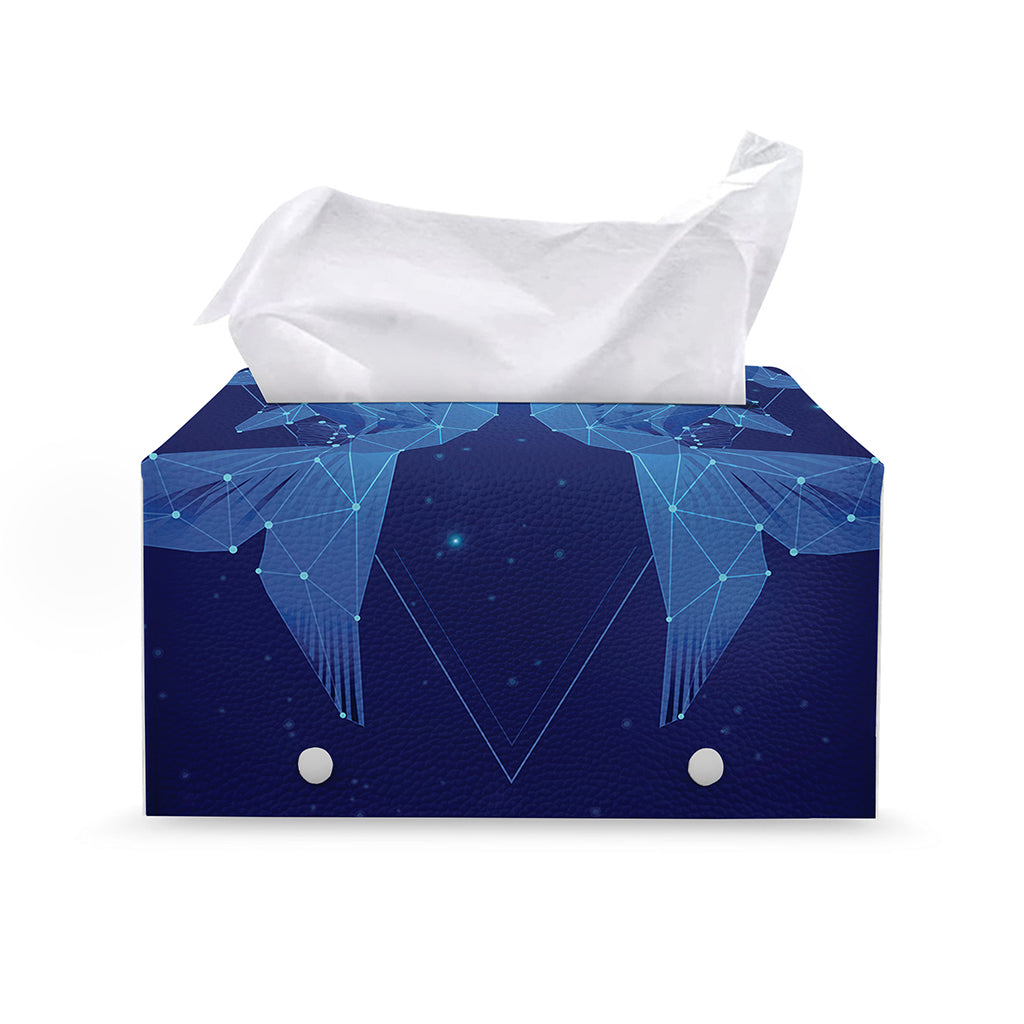 Pisces Horoscope Sign Print Leather Tissue Box Cover