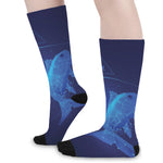 Pisces Horoscope Sign Print Long Socks
