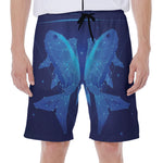 Pisces Horoscope Sign Print Men's Beach Shorts