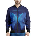 Pisces Horoscope Sign Print Men's Bomber Jacket