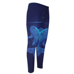 Pisces Horoscope Sign Print Men's Compression Pants