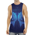 Pisces Horoscope Sign Print Men's Muscle Tank Top