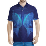 Pisces Horoscope Sign Print Men's Polo Shirt