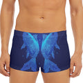 Pisces Horoscope Sign Print Men's Short Boxer Briefs