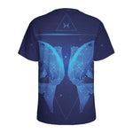 Pisces Horoscope Sign Print Men's Sports T-Shirt