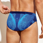 Pisces Horoscope Sign Print Men's Swim Briefs